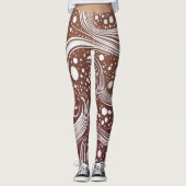 Laat je creativiteit de vrije loop: Funky Pattern  Leggings (Voorkant)