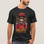 Laat je creativiteit de vrije loop met Crazy Monke T-shirt (Voorkant)