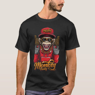 Laat je creativiteit de vrije loop met Crazy Monke T-shirt