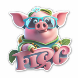 Laat je creativiteit de vrije loop met Pig Sticker