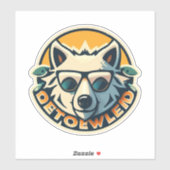 Laat je creativiteit de vrije loop met Wolf-thema  Sticker (Vel)
