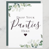 Laat je deelvensters hier achter Vrijgezellenfeest (Voorkant / Achterkant)