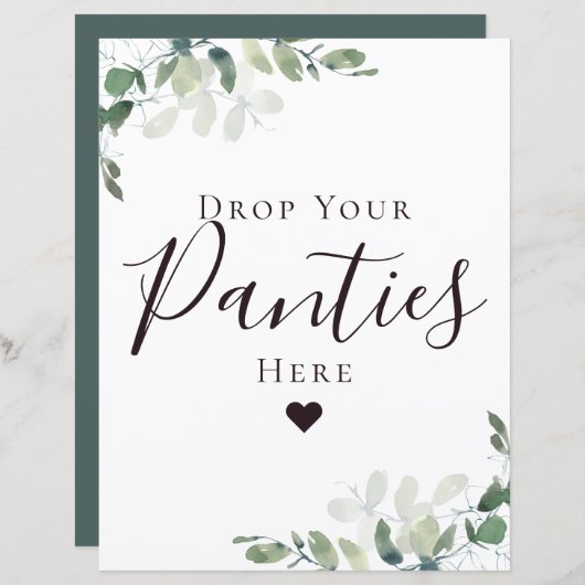 Laat je deelvensters hier achter Vrijgezellenfeest (Voorkant / Achterkant)