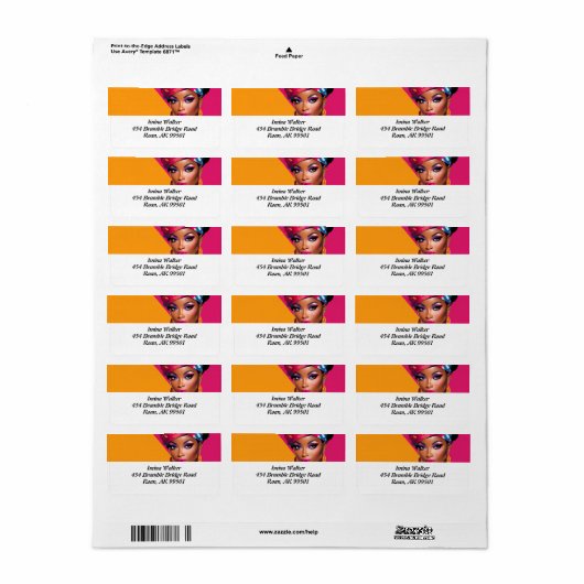 Laat je Diva: Diva-ish Delights label los (Full Sheet)