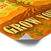 Laat je doelen groeien poster (Hoek)