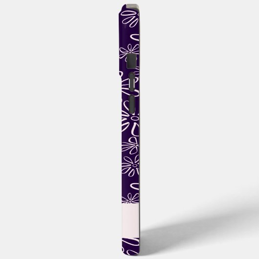 Laat je dromen bloeien - Blush Paarse Pattern Case-Mate iPhone Case (Achterkant / Links)