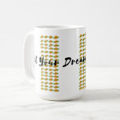 🌸 "Laat je dromen bloeien" Koffiemok (Voorkant links)