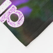 Laat je dromen bloesem bloeien fleece deken (Hoek)