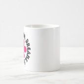 Laat je dromen bloesem bloeien koffiemok (Center)