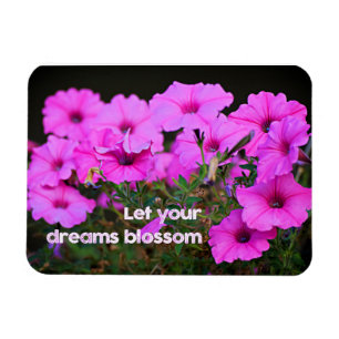Laat je dromen bloesem bloeien magneet