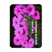 Laat je dromen bloesem bloeien magneet (Verticaal)