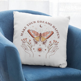 Laat je dromen gebeuren door Boho Butterfly Kussen