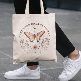 Laat je dromen gebeuren door Boho Butterfly Tote Bag