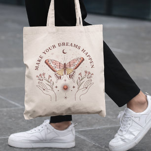 Laat je dromen gebeuren door Boho Butterfly Tote Bag