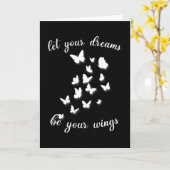 Laat je dromen je handen zijn kaart (Gele Bloem)