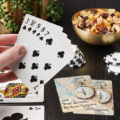 Laat je dromen je kompas zijn pokerkaarten (Insitu)