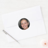 Laat je dromen leven ronde sticker (Envelop)