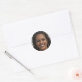Laat je dromen leven ronde sticker (Envelop)