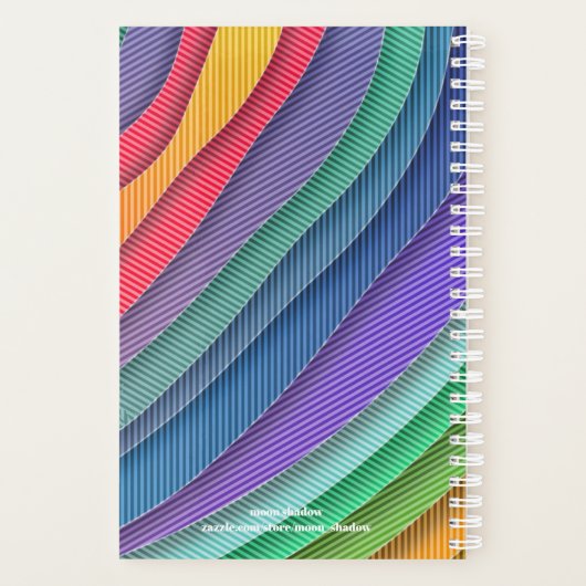 Laat je dromen niet blijven dromen Boho kleuren Planner (Achterkant)