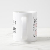 Laat je dromen nooit los grote koffiekop (Achterkant)
