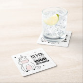 Laat je dromen nooit los kartonnen onderzetters (Insitu)