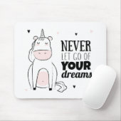 Laat je dromen nooit los muismat (Met muis)