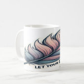 Laat je dromen stijgen - Inspirerend Koffiemok (Voorkant links)