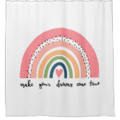 Laat je dromen uitkomen met echte regenboog douchegordijn (Voorkant)