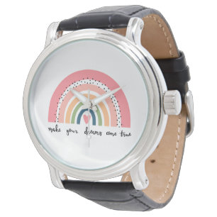 Laat je dromen uitkomen met echte regenboog horloge