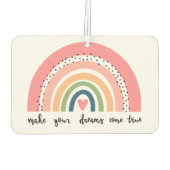 Laat je dromen uitkomen met echte regenboog luchtverfrisser (Achterkant)