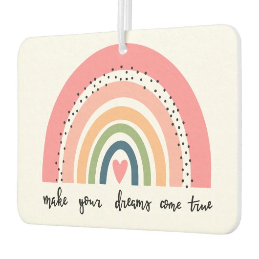 Laat je dromen uitkomen met echte regenboog luchtverfrisser (Links)