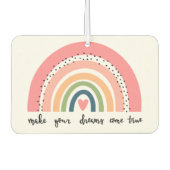 Laat je dromen uitkomen met echte regenboog luchtverfrisser (Voorkant)