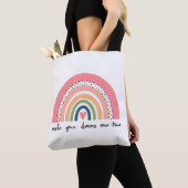 Laat je dromen uitkomen met echte regenboog tote bag (Dichtbij)