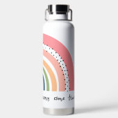 Laat je dromen uitkomen met echte regenboog waterfles (Achterkant)