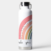 Laat je dromen uitkomen met echte regenboog waterfles (Voorkant)
