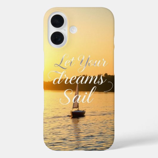 Laat je dromen varen Case-Mate iPhone case (Achterkant)