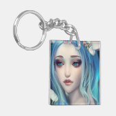 Laat je dromen, wees je vleugels citaat sleutelhanger (Voorkant Links)