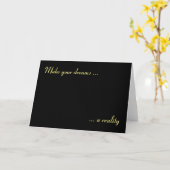 Laat je dromen werkelijkheid worden, kaart (Gele Bloem)