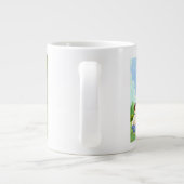 Laat je dromen wild groeien | Inspirerend Mok. Grote Koffiekop (Achterkant)