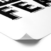 Laat je droom groter zijn dan angst Motivatie Poster (Hoek)