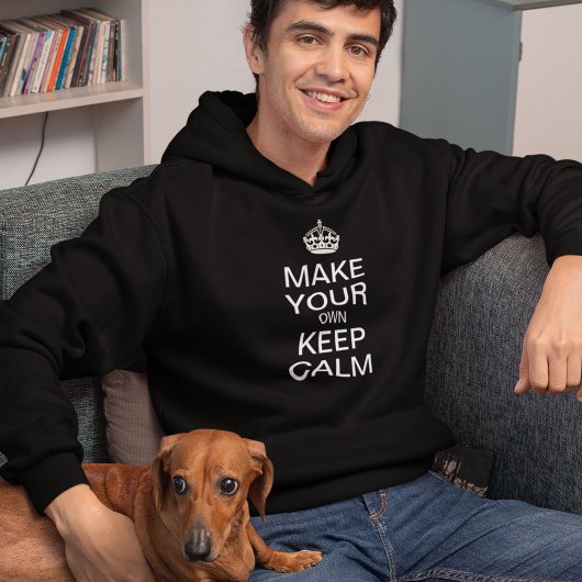 Laat je eigen kalm houden hoodie