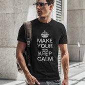 Laat je eigen kalm houden - Sjabloon T-shirt
