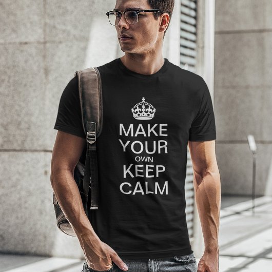Laat je eigen kalm houden - Sjabloon T-shirt