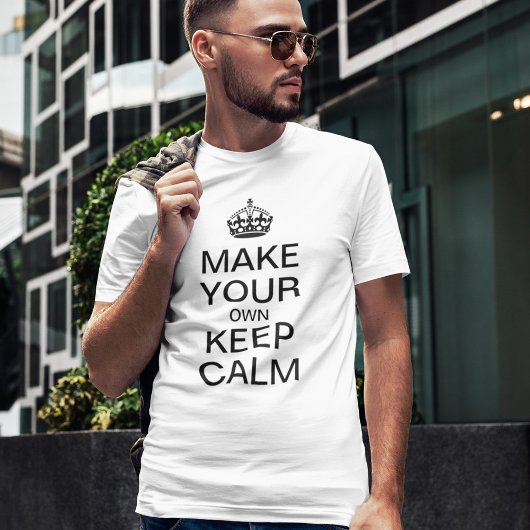 Laat je eigen kalm houden t-shirt