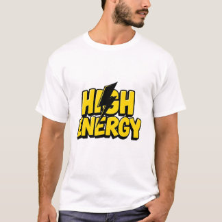 Laat je energie los: Retro Lightning Bolt T-shirt