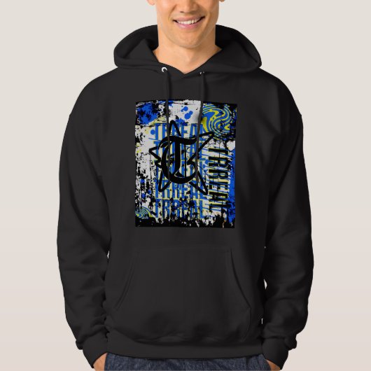 Laat je expressie spreken door je mode hoodie (Voorkant)