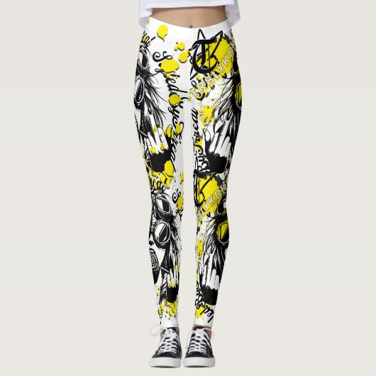 Laat je expressie spreken door je mode leggings (Voorkant)