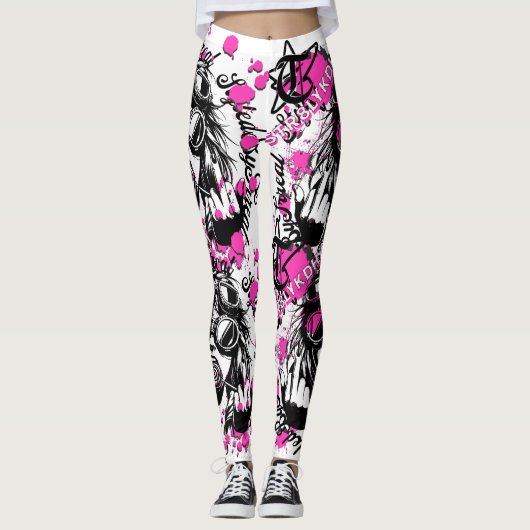Laat je expressie spreken door je mode leggings (Voorkant)