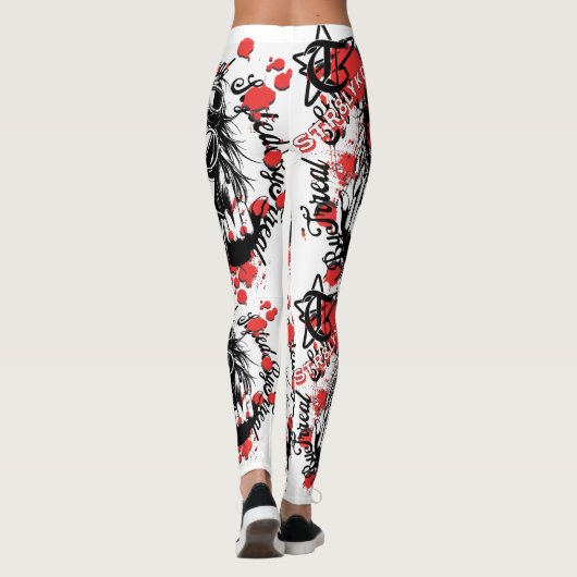 Laat je expressie spreken door je mode leggings (Achterkant)