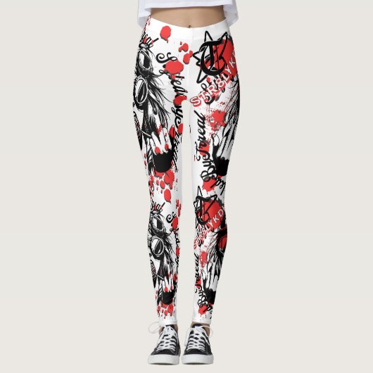 Laat je expressie spreken door je mode leggings (Voorkant)